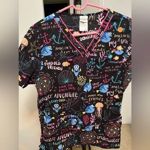 Disney Finding Dory Scrub Top